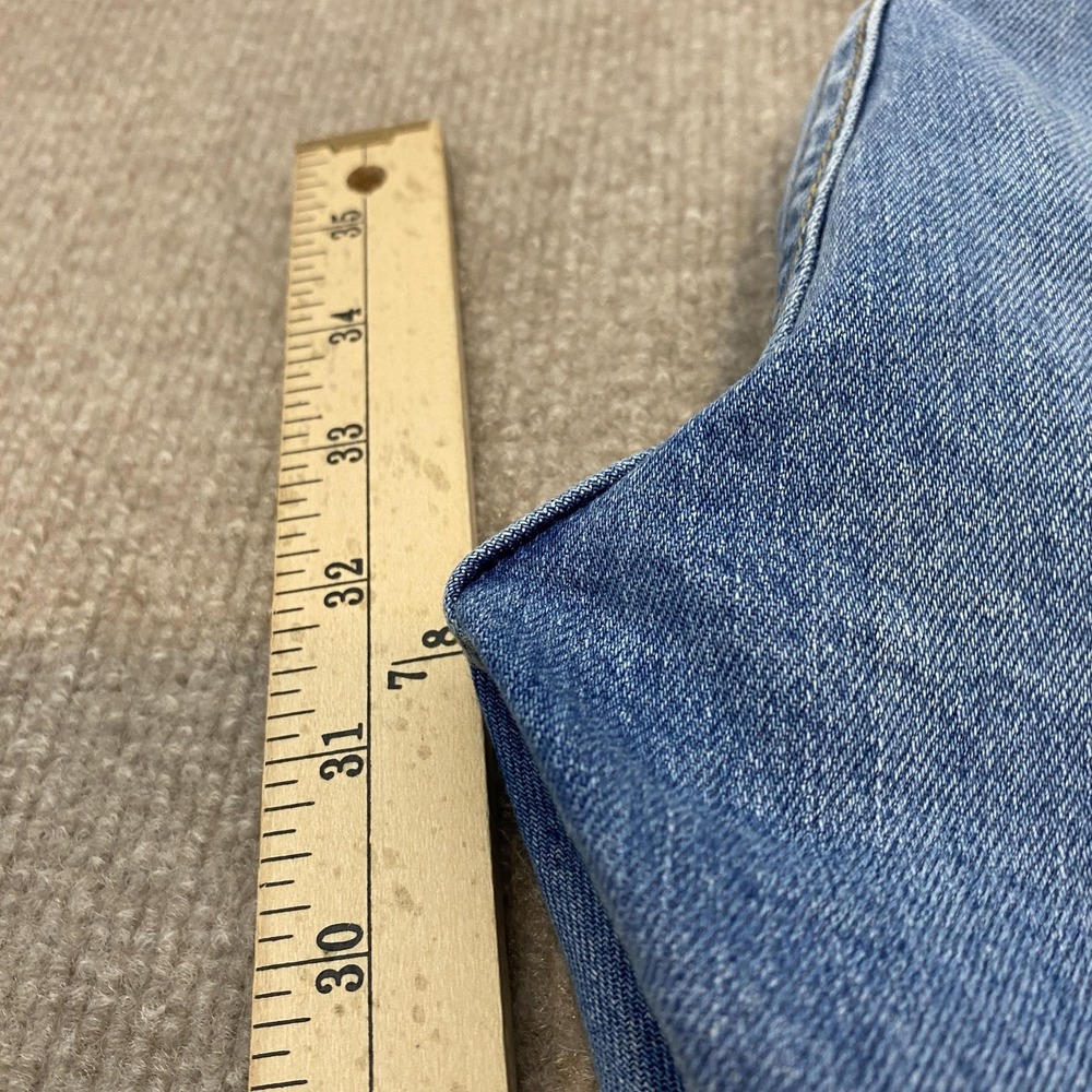 Levis 512 Jeans Mens 34x32 Blue Medium Wash Slim Tapered Stretch Denim Pants - Picture 11 of 13